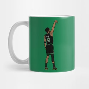 Jayson Tatum Holds The Release Mug